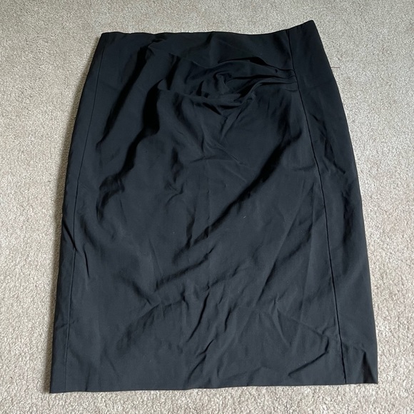 Escada Black 100% Virgin Wool Lined Skirt Sz. 38 (M) - Picture 1 of 7